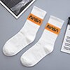 Vrouwen grappige halajuku humor woord sokken hakken sokken hiphop straat skateboard basketbal sokken unisex crew: 8