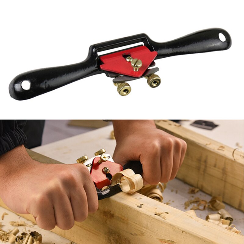 215/237mm Adjustable Plane Woodworking Hand Planer Trimming Hand Tools Wood Hand Cutting Edge Chisel Tool with Screw/Blade