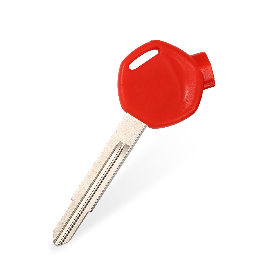 ignition Motorcycle Keys Uncut Blade For HONDA Magnet Motorcycle Anti-Theft Lock Keys DIO AF 61/62 TODAY 49cc Can insert Chip: Left slot Red