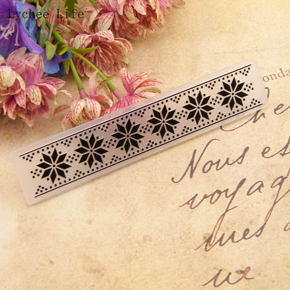 Lychee Leven Bloem Embossing Map Stencil Sjabloon Voor Diy Scrapbook Album Kaart Maken Craft Decoratie: Default Title