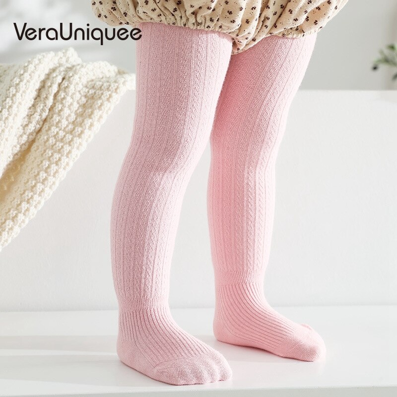 Veraiquee skarpetki dziecięce maluch zima ciepły Meisjes Kleding rajstopy bawełniane skarpetki kreskówka dzianiny rajstopy skarpety dziecięce: Socks 1