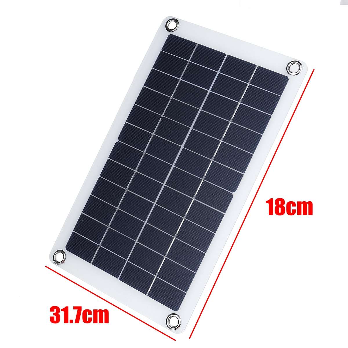 30W 12V Solar Panel Kit Complete with battery Clip 10/20/30A Solar Car Charger Controller Solar Cells for Outdoor Camping Hiking