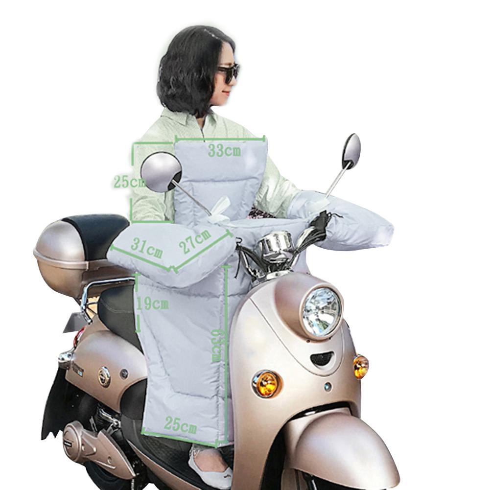 Motorfiets Scooter Been Cover Motorfiets Voorruit Met Stuur Moffen Waterdicht Winddicht Cover Voor Winter: Default Title