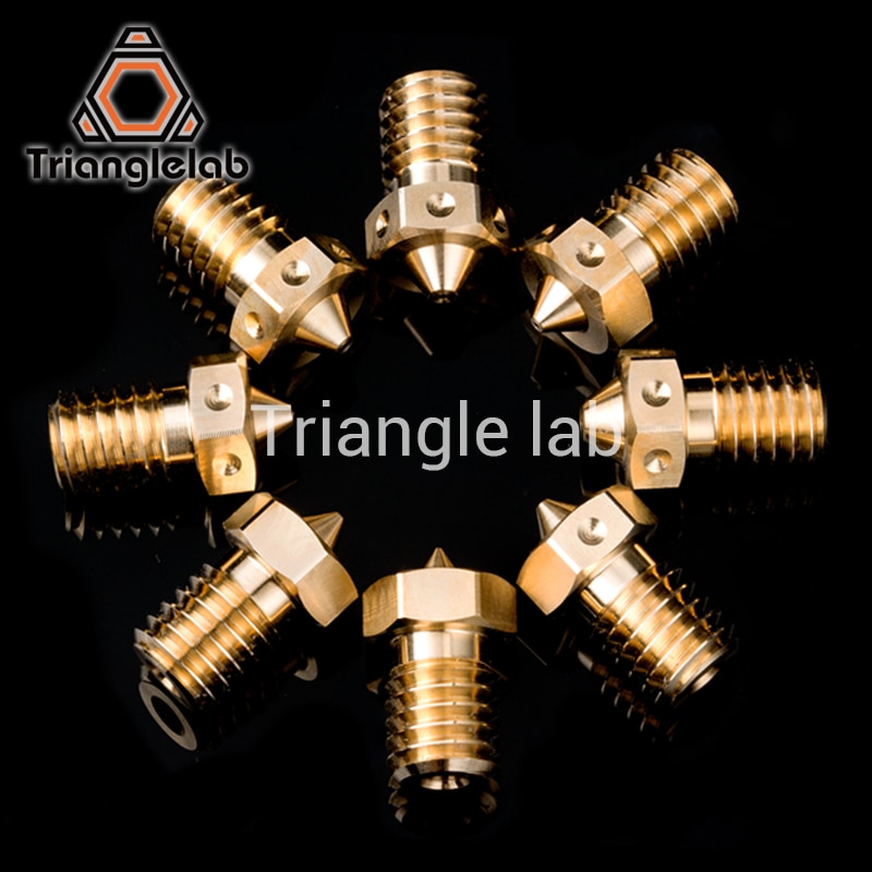 trianglelab Top V6 Nozzles for 3D printers hotend full size pack 3D printer nozzle for E3D Nozzles titan extruder