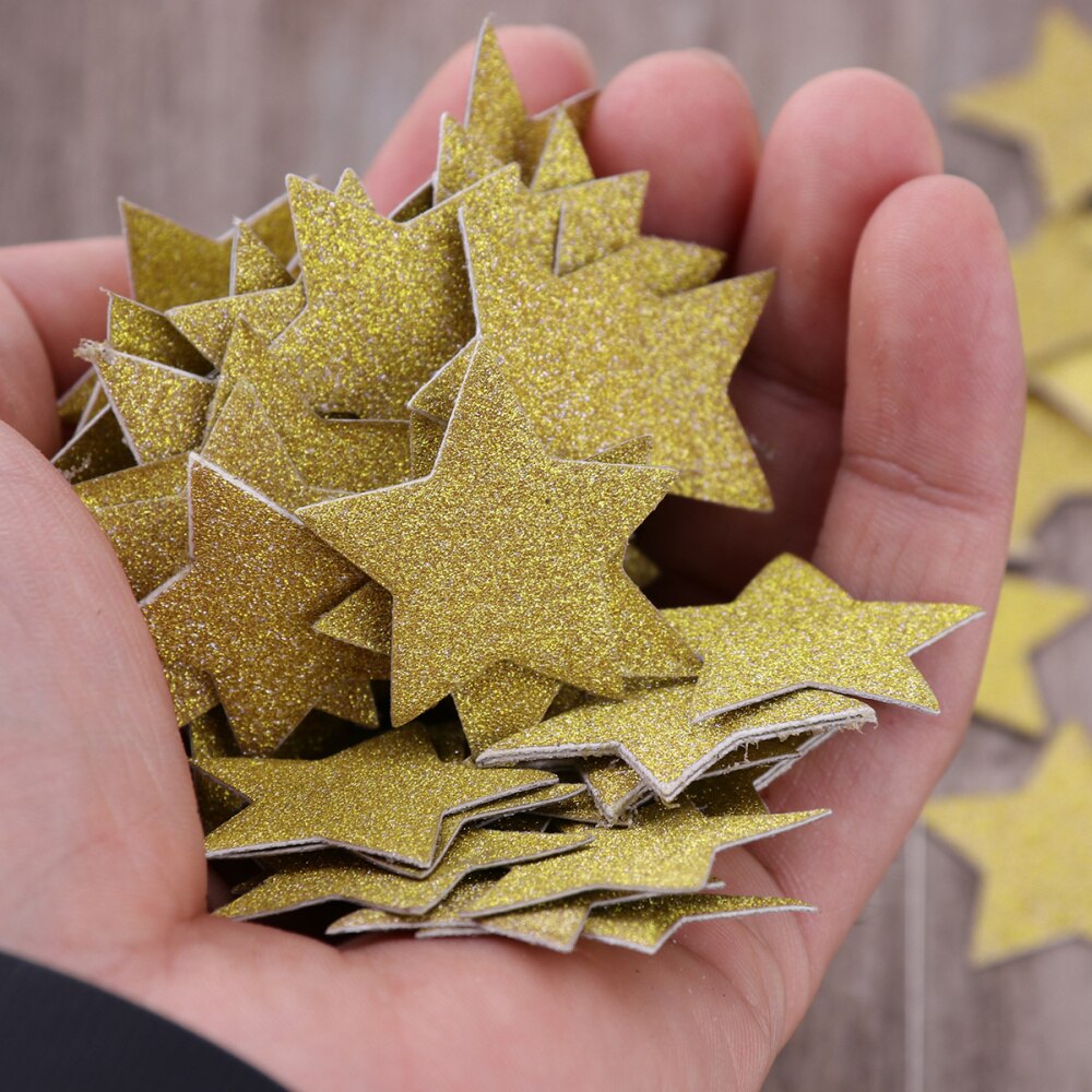 100pcs Confetti Useful Glitter Confetti Silver Confetti for Party Home Bedroom