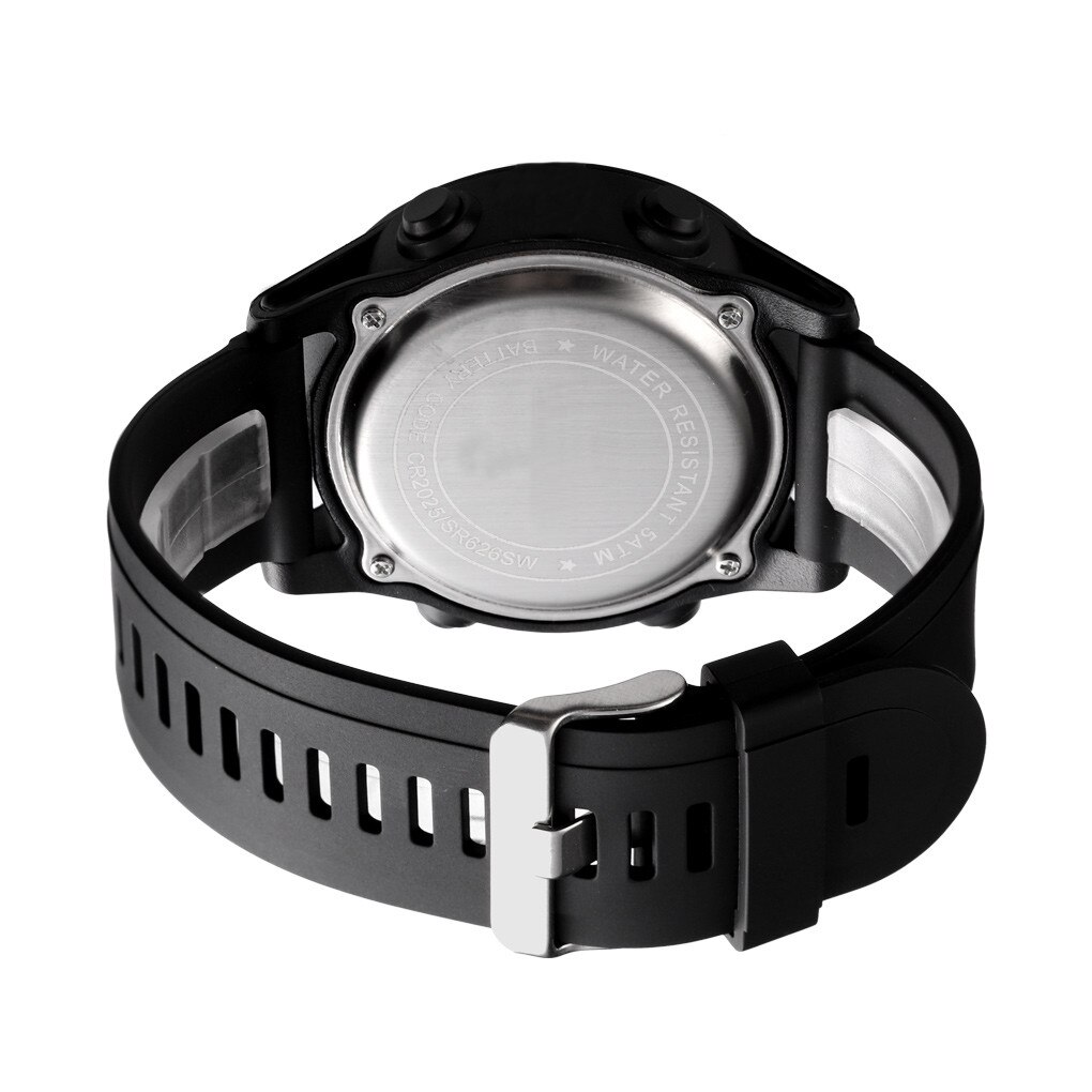 Honhx Luxe Mannen Digitale Led Horloge Datum Sport Outdoor Elektronische Horloge Mannetjes Universele Klok Ronde Horloges Montre Homme