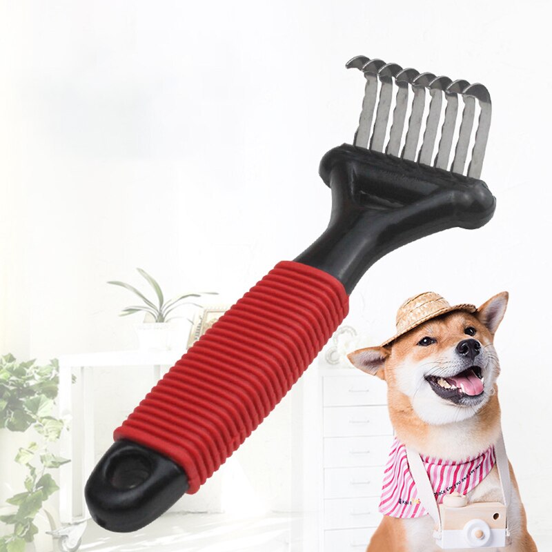 Peigne à nœud ouvert pour animaux de compagnie, petit chien, chat, brosse de toilettage, chaton, poils, perte de poils, tondeuse, élimine les poils, produits pour chiots
