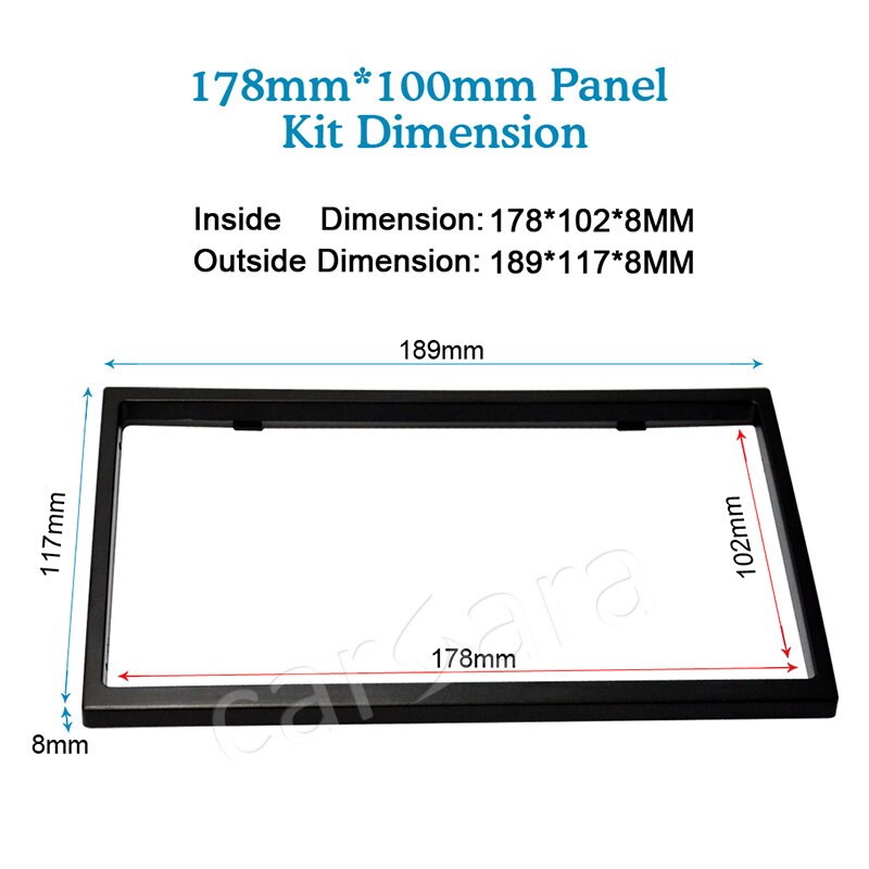 178mmx100mm Car Double 2 Din Universal Dashboard I... – Grandado