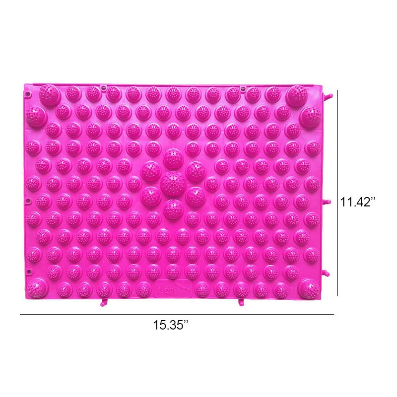 Tapis de massage pour pieds coloré et Durable avec réflexologie, outil de relaxation et de Circulation sanguine pour les orteils: 06
