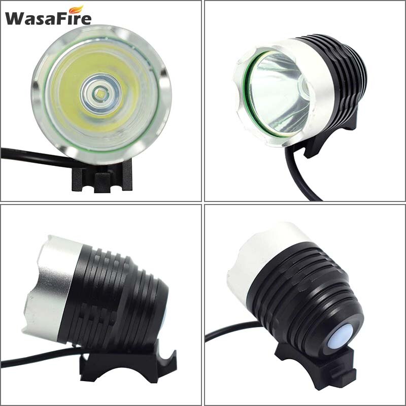 WasaFire Bicycle Light XML T6 Bike Light Night Safety Warning Headlight Cycling LED Flashlight Lanterna + 18650 Battery +Charger