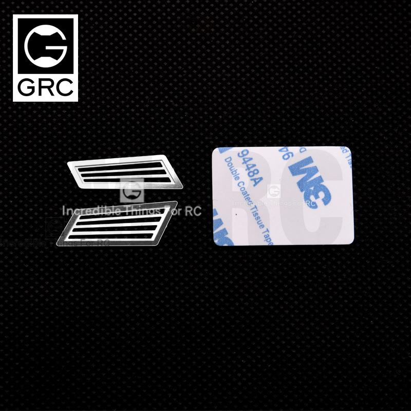 Rvs Mesh Side Grille Cover Voor 1/10 TRX-6 G63 Intake Grille TRX-4 G500 Rc Simulatie Klimmen Accessoire