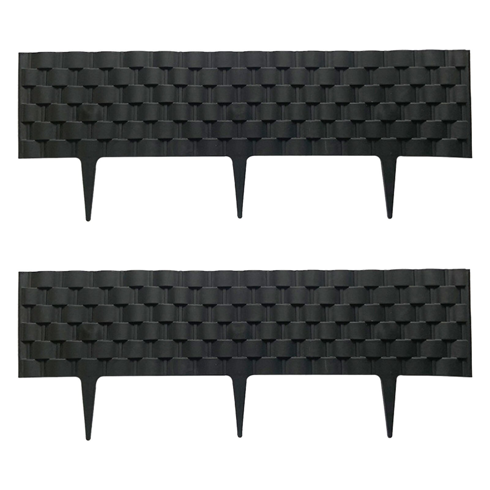 2PCS Detachable Plastic Fence Garden Outdoor Wedding Decoration Fence Weaving Rattan Terraces And Garden Edges Decorative