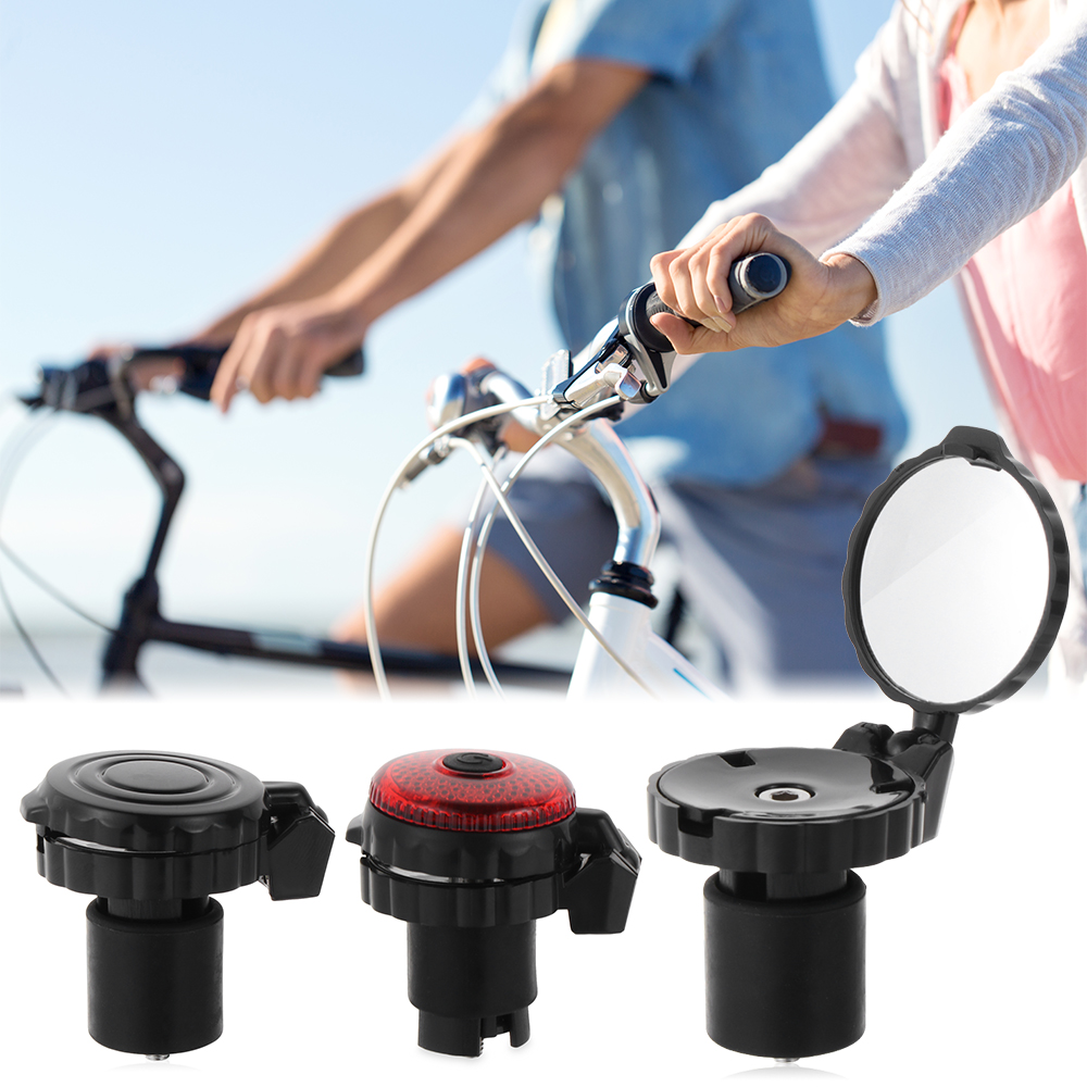 Kleine rotierend Falten Radfahren Fahrrad Spiegel Lenker Rückspiegel Griff Stecker Reflektor Spezielle Straße MTB Fahrrad Zubehör