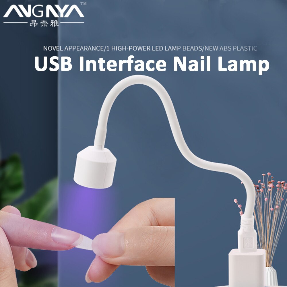 6W Nail Dryer Opvouwbare Uv Led Lamp Voor Nagels Gel Polish Drogen Lijm Mini Buigbare Usb Nail Drogen Lamp nail Art Manicure Gereedschap