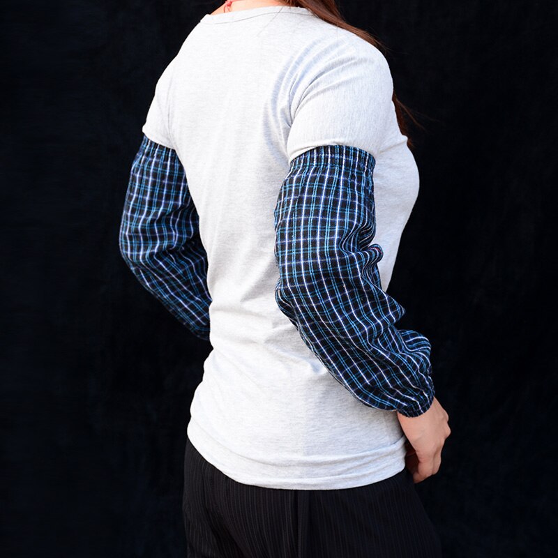 Mangas compridas de algodão femininas