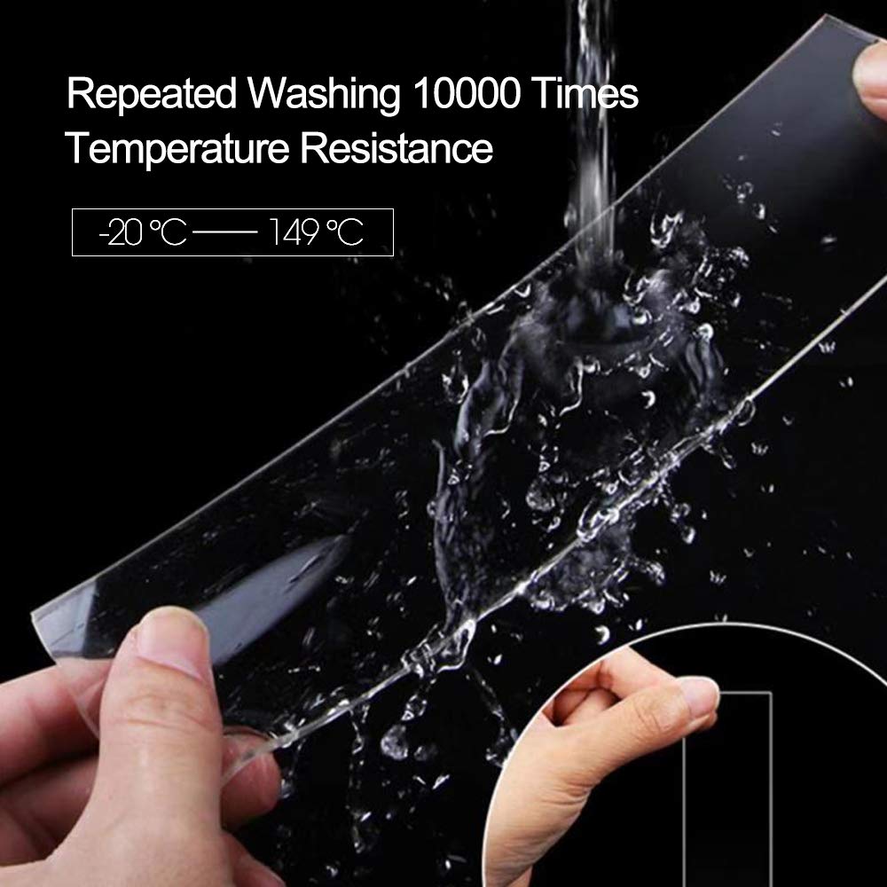 1M/2M/3M/5M Double Nano Tape Double Sided Tape Transparent NoTrace Reusable Waterproof Adhesive Tape Cleanable Home