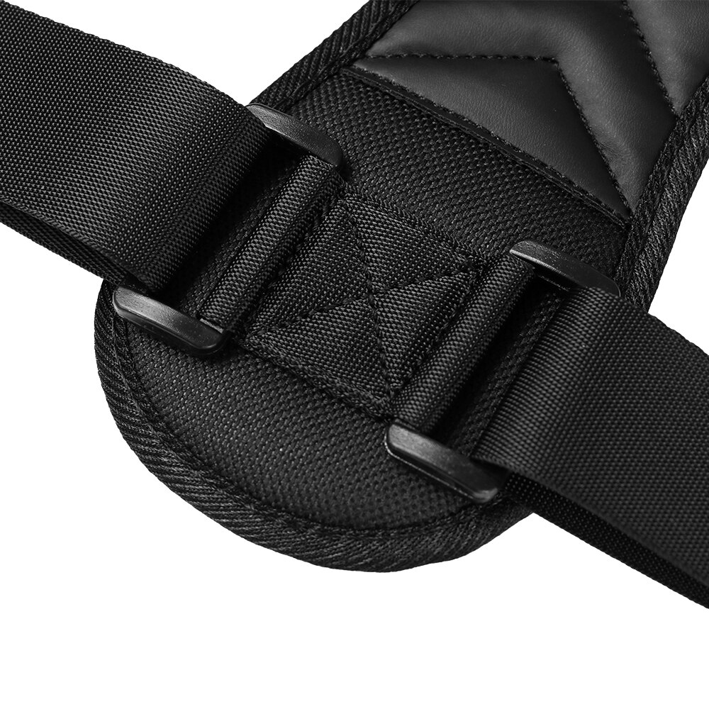 Corrector de postura de espalda ajustable para hombres y mujeres, soporte de hombro recto, terapia de cinturón
