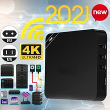 Upgrade Android10.1 Tv Box Familie 4K Hd Tv Set-Top Box Smart Home Wifi Tv 5G Hoge-Speed Netwerk Speler Dual-Band 3D Breed Voltage