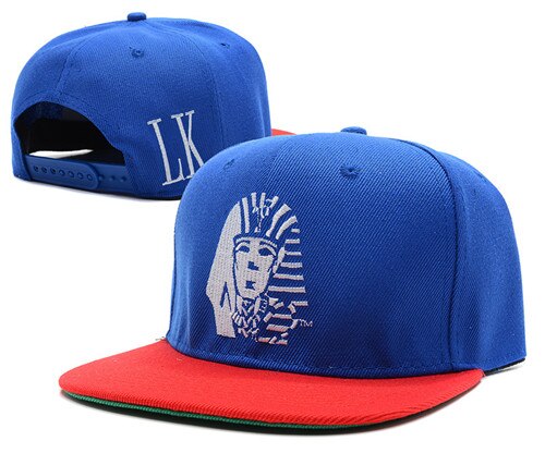 Ultimi Re snapback Caps 100% degli uomini del cotone Regolabile cappelli da baseball delle donne del cappello del sole di sport di modo di marca LK cap spedizione trasporto libero: Blu