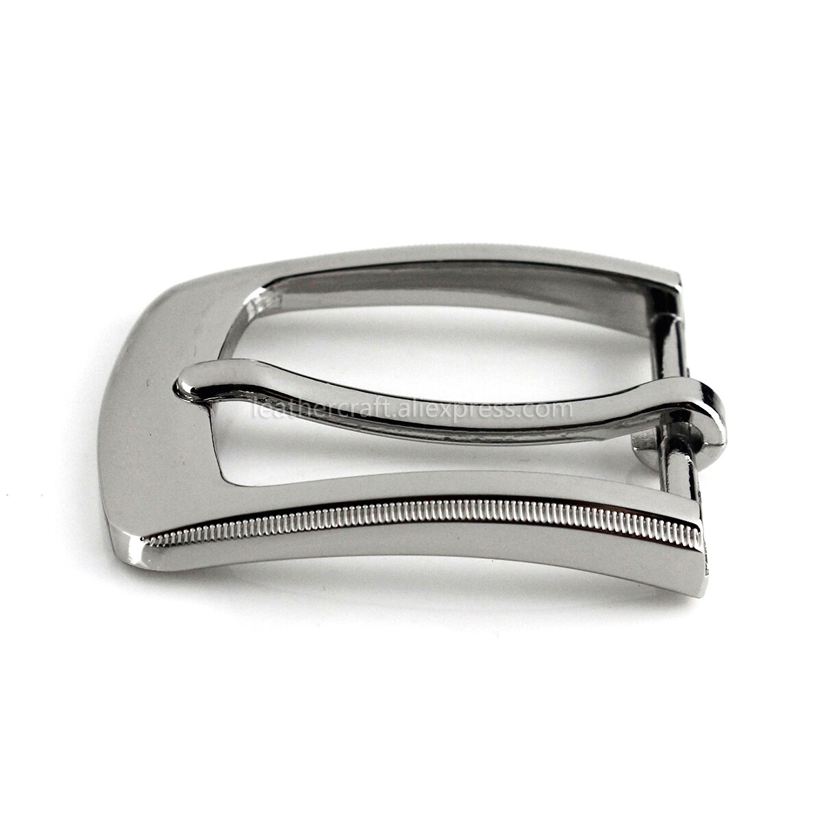 1 st metall 3cm bältesspänne casual silver ände stång hälstång enkelstift bälte spänne läder hantverksväv passar för 27-29mm bälten