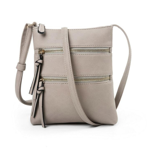 REPRCLA – sac à main de styliste pour femmes, sacoche multifonctionnelle en 10 couleurs, à bandoulière: gray