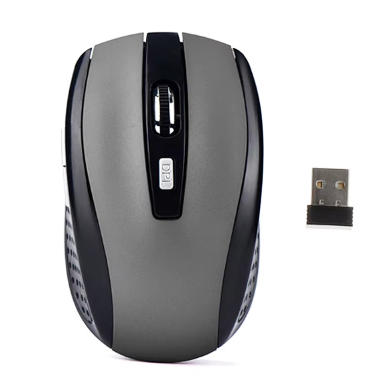 2.4G Wireless Mouse Bluetooth Mouse Ergonomic 800/1200/1600DPI 6 Mute Buttons Mouse For MacBook Tablet Laptops Computer PC: PURPLE