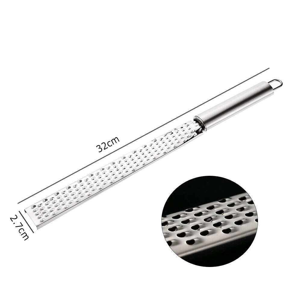 Anpro Rvs Dunschiller Rasp Multifunctionele Fruit Dunschiller Groente Fruit Schil Shredder Slicer Rasp Keuken Accessoires: 1pc