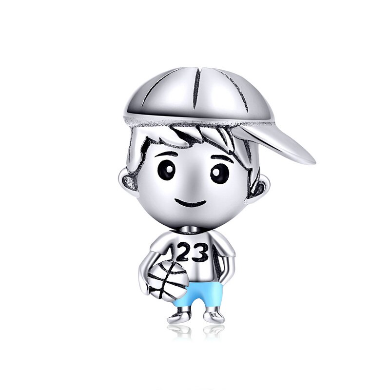 Bamoer 6 styl rodzina kolekcja metalowe koraliki 925 srebro czar dopasowanie oryginalna bransoletka moda DIY biżuteria BSC177: BSC173