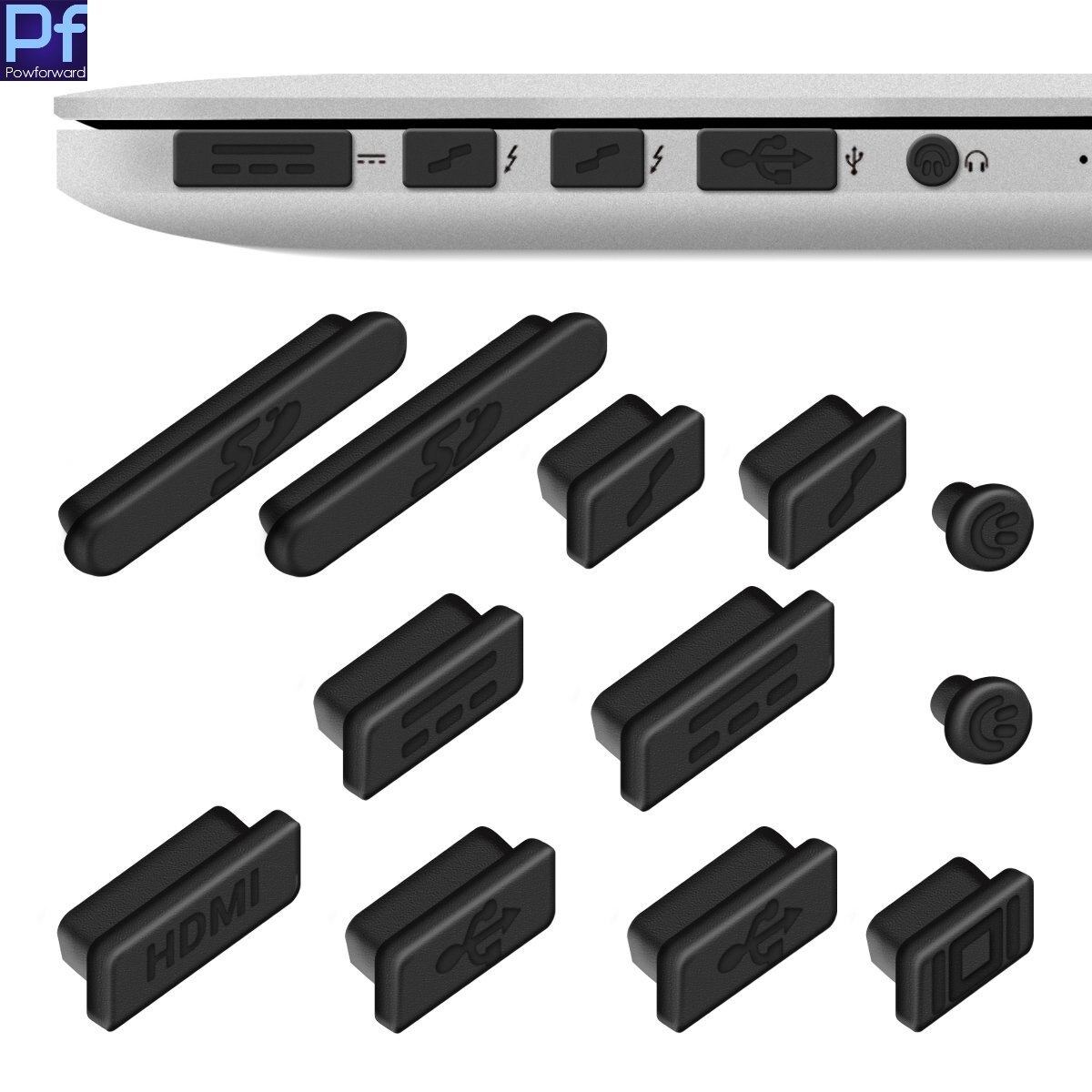 Ochrona przeciwpyłowa dla Apple MacBook Pro 13 "15" Retina/Air 11 "13" (od połowy 2011 r. Do połowy 2016 r.) osłona przeciwpyłowa