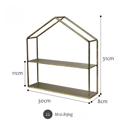 SWEETGO Gold storage racks decorating for wedding dessert table home decoration perfume display Green planting holders: 2