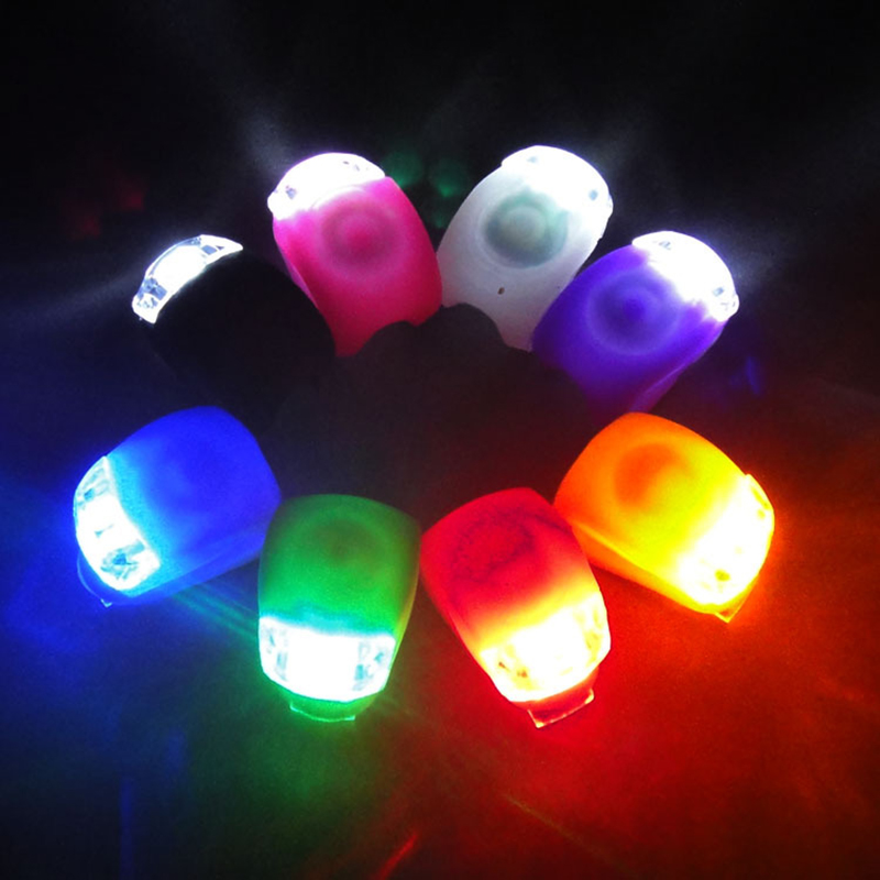 Silikon Frosch Licht 3 Modus Fahrrad Licht LED-Blitz Vorne Hinten Fahrrad Lampe draussen Sicherheit Warnung Licht Radfahren Wandern Zubehör