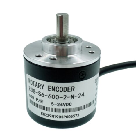 Inkrementel roterende encoder 5-24v dc encoder 360/600 p /  r fotoelektrisk inkremental roterende ab to faser 6mm aksel
