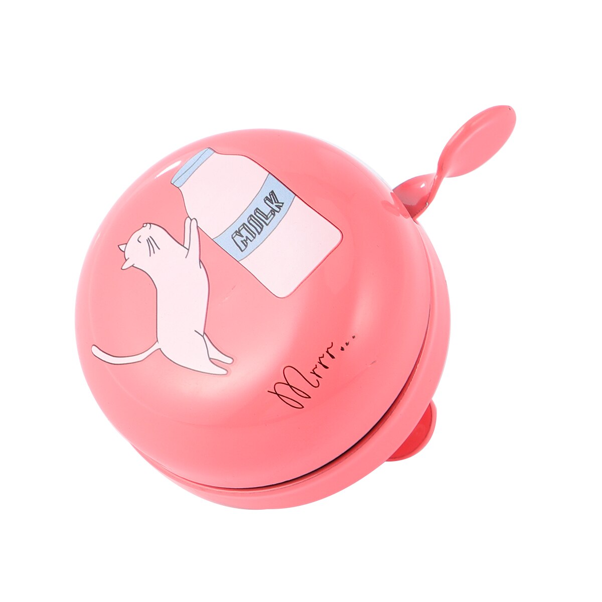 Bicycle Bell Decor Cute Bike Bells Printed Unicorn Bike Bells Crisp Sound Ring Bell for Scooter Tricycle Children DIY Adornment: Kitten
