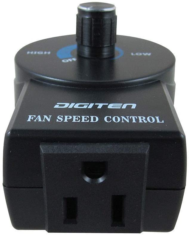 DIGITEN Exhaust Variable Speed Adjuster Electrical Motor Speed Control Governor for Duct Inline Fan Vent Blower HVAC Controls