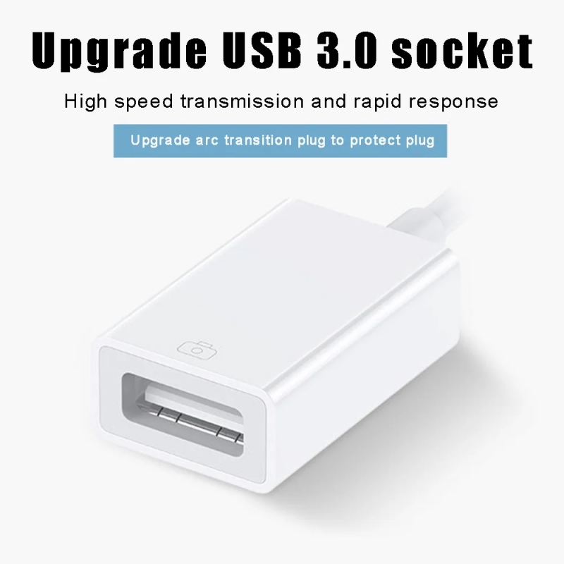 OTG-Adapter Blitz zu USB OTG-Adapter für IPhone Maus Tastatur Aufladen U Disk Kamera Kartenleser Datenkonverter iPhone Otg