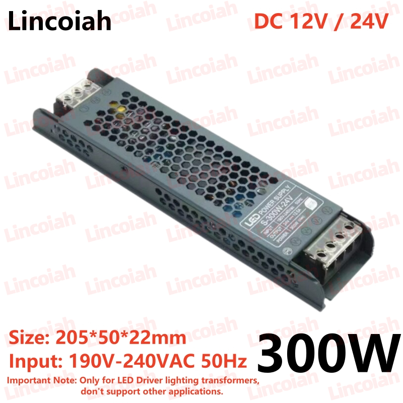 Beleuchtungstransformator DC 12V/24V Netzteiladapter 5A 12A Ultradünne LED-Streifenschalter-Treiberlampe 60W 100W 150W 200W 300W 400W: Grün / 12V