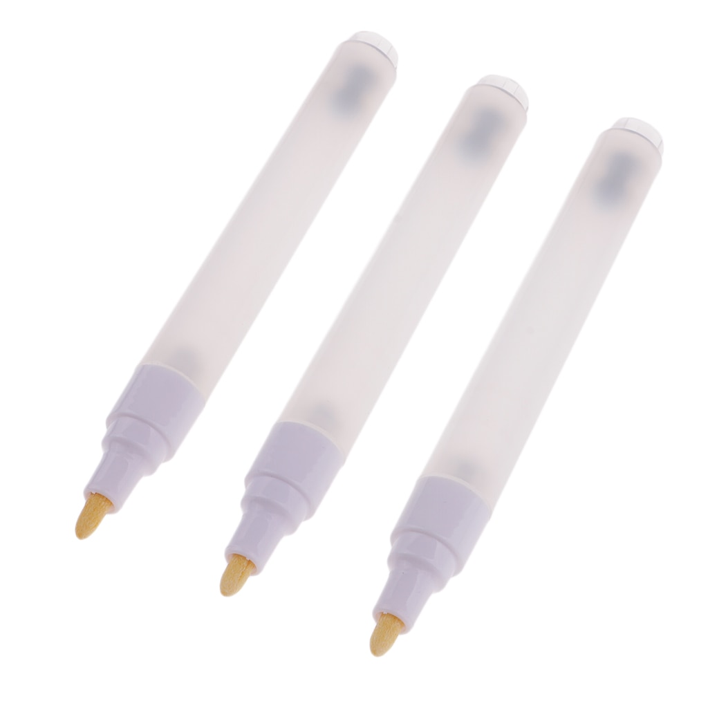 3x akvarellolje akrylmaling tusjpenn tom tube refill penn 4.5mm tips