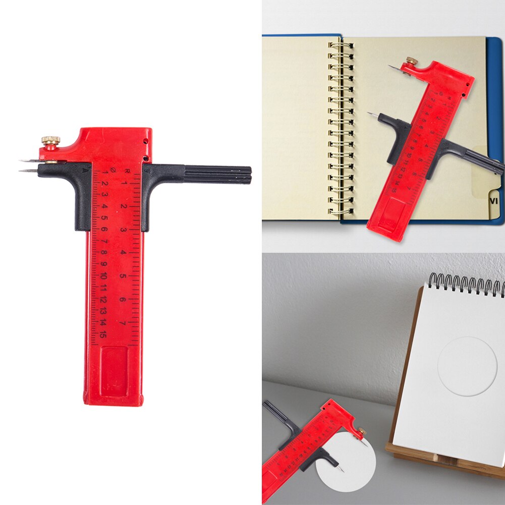 10-150mm Craft Tool Portable Rubber Vinyl Leather Circular Cutting Plastic Circle Cutter Universal DIY Practical Rotary