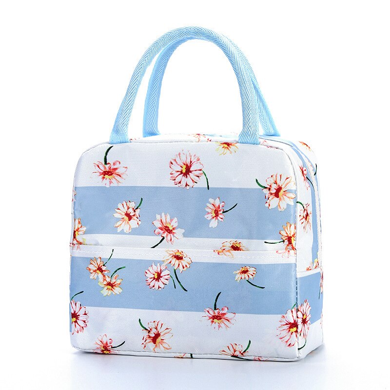 Geïsoleerde Lunch Zakken Thermische Vrouwen Picknick Tote Voedsel Doos Zakken Thermo Pouch Verse Houden Voedsel Container Lunchbox Tassen