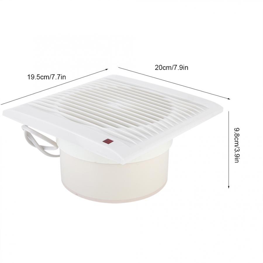 220V 20W Wall Mount Air Vent Ventilation Exhaust Fan for Home Bathroom Kitchen Window Exhaust fan