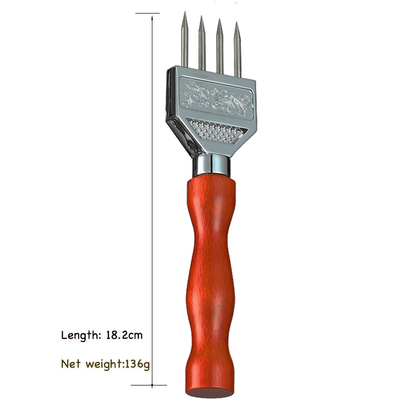 Three-Prong Ice Pick Stainless Steel Ice Chisel Crushed Ice Barware Bartender Tools Bar Accessories: Blue