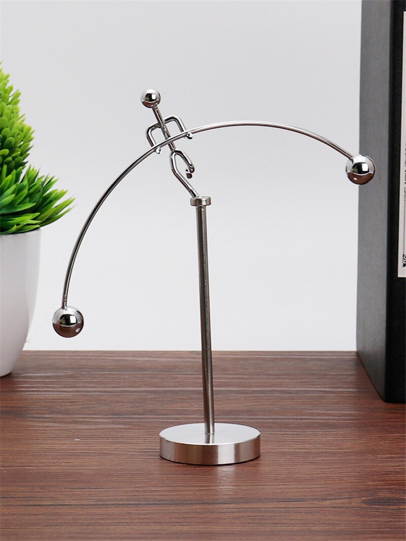 Wyważanie dynamiczne instrument wahadło newtona fizyki kubek wieczny ruch maszyna robić ozdoby na biurko nauka zabawki dla dzieci 1pc