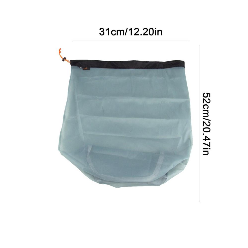 Kleine Netz-Wäschebeutel, Sack mit verschließbarem Kordelzug, Wäschekorb, Waschbarer Wäschesack für Reisen, Sport, Schlafsäle