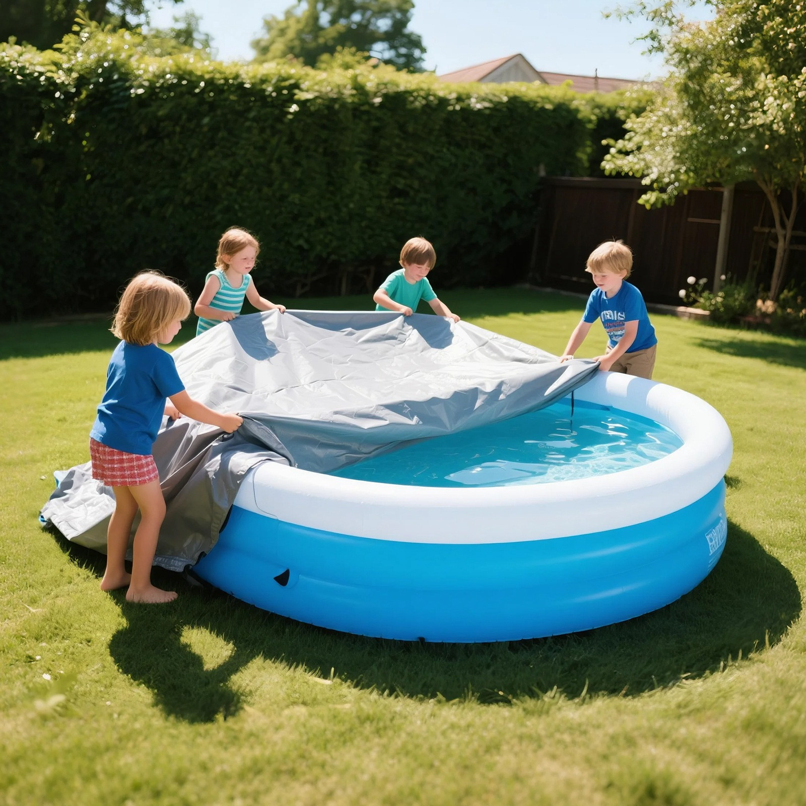 6ft Round Swimming Pool Covers For Above Ground Pools Tub Cover Solar Covers Heavy Duty Tear Resistant Pool Cover