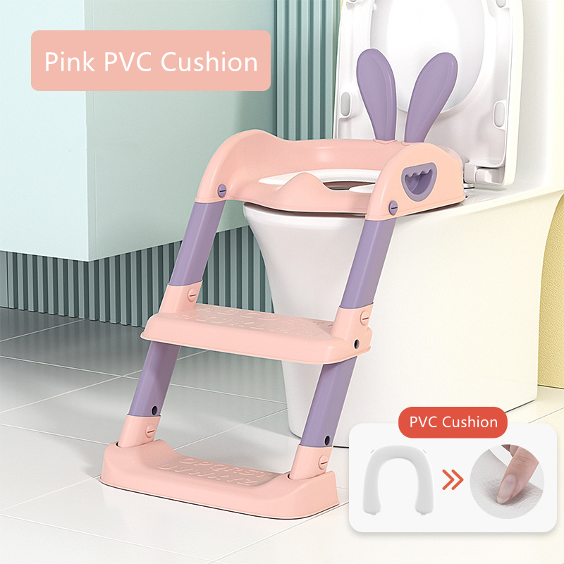 Kinderen Wc Trap-Stijl Jongens Meisjes Baby Ladder Vouwen Pot Met Kussen Kids Huishoudelijke Potje Urinoir Verstelbare Stap kruk