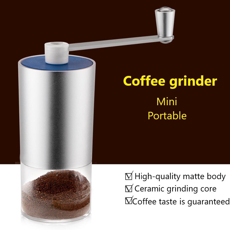 Manual Coffee Grinder Coffee Maker Ceramics 304 Stainless Steel Adjustable Hand Mill Grinder Ceramic Corn Coffee Grinding Machin