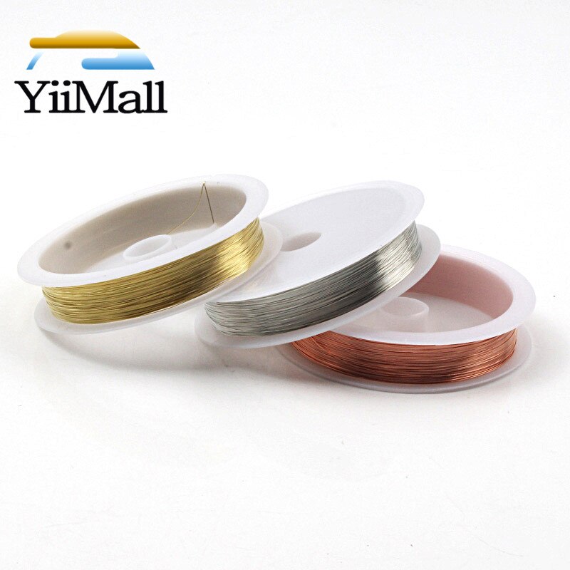 0.2-1mm Copper Wire Beading Cord String Jewelry Findings DIY String For Jewelry Making Necklace Bracelet