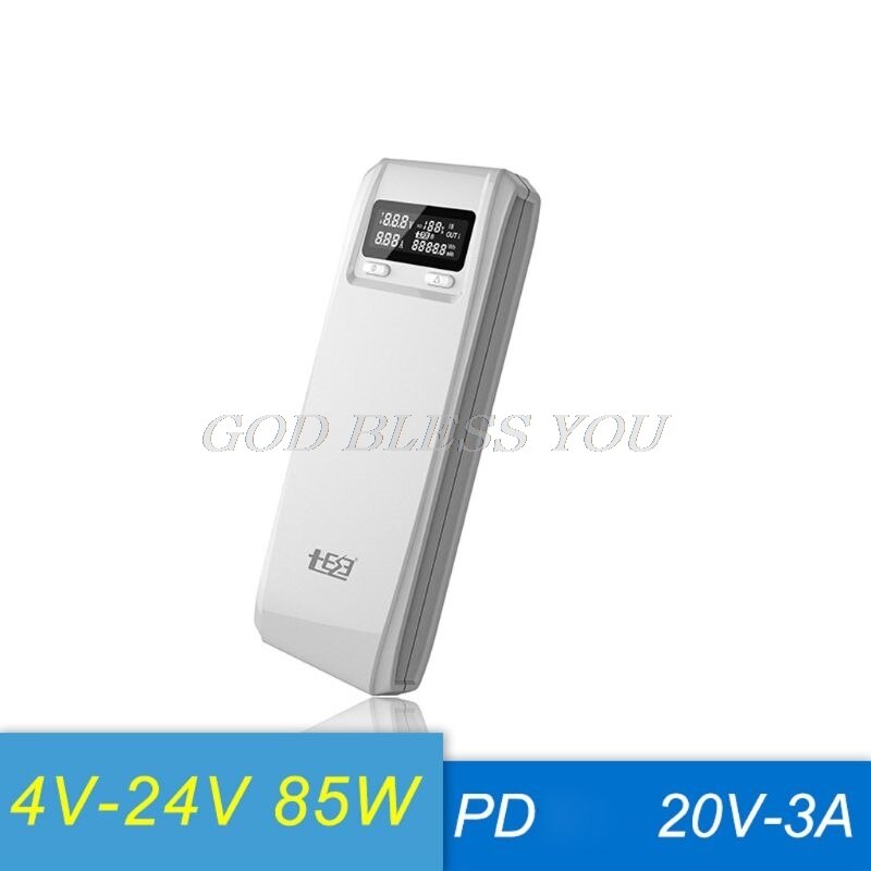 (No Battery) QD188-PD Dual USB QC 3.0 + Type C PD DC Output 8x 18650 Batteries DIY Power Bank Box Holder Case Fast Charger