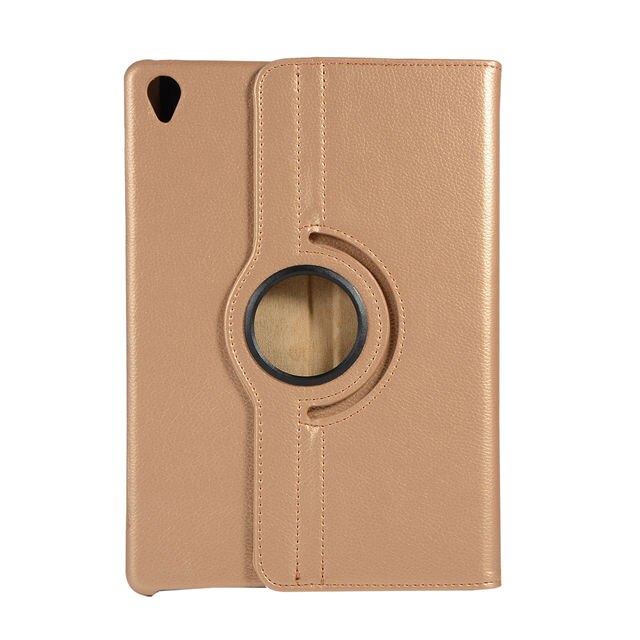 iBuyiWin 360 Degree Rotating Smart PU Leather Cover for Huawei MediaPad M6 10.8 Tablet Funda Case for M6 Pro 10.8" Capa+Film+Pen: gold
