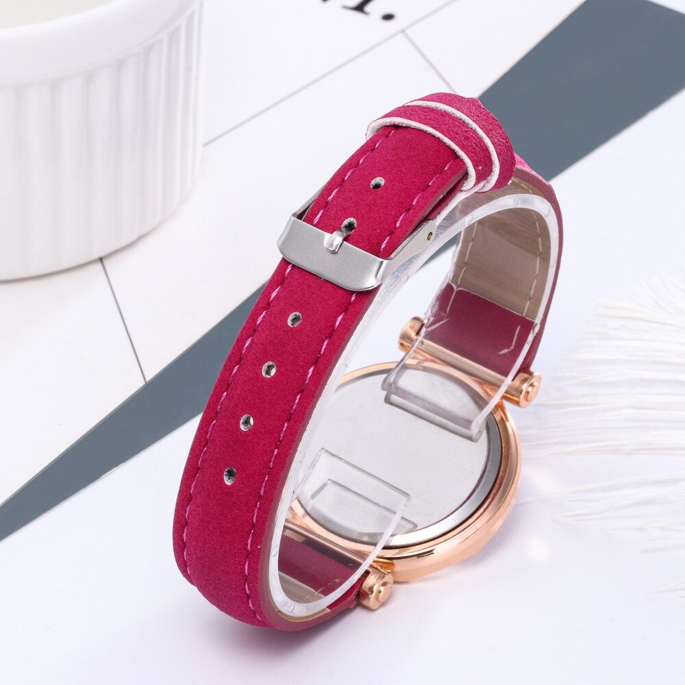 femmes montre Imitation cuir ceinture montre étoile ciel cadran horloge Quartz montres dames décontracté maille ceinture montre-bracelet horloge